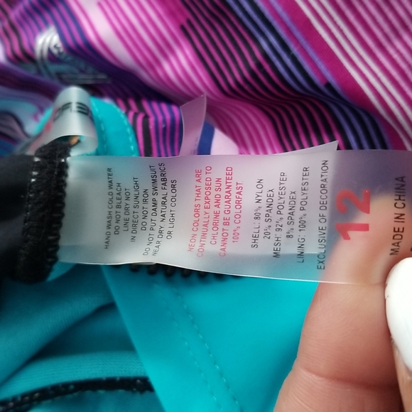 ZEROXPOSUR Girl Swimwear Size 12 - Picture 6 of 7